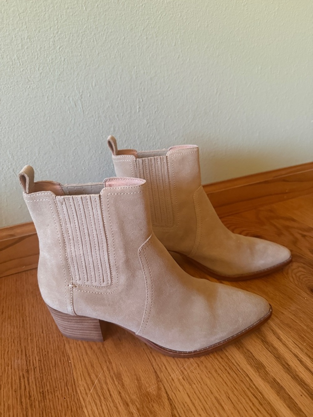 Madewell Beige Suede Boot